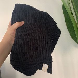 American apparel black scarf cotton